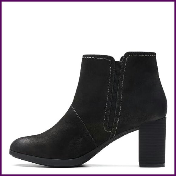 Women's Ankle Boots Stiletto Heel 3 Inch Synthetic Rubber Sole - Picture 6 of 8